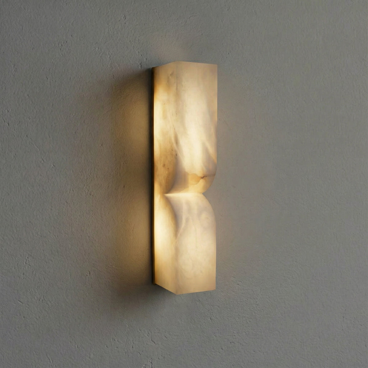 The Bailey - Sculptural alabaster wall light