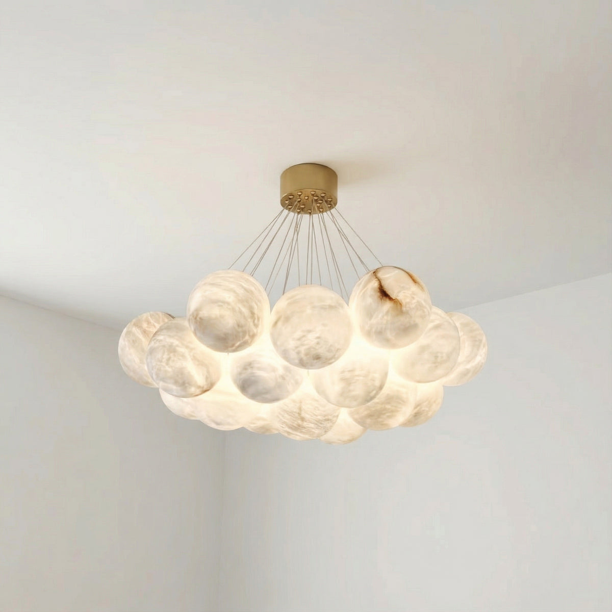 The Selenes - Alabaster chandelier