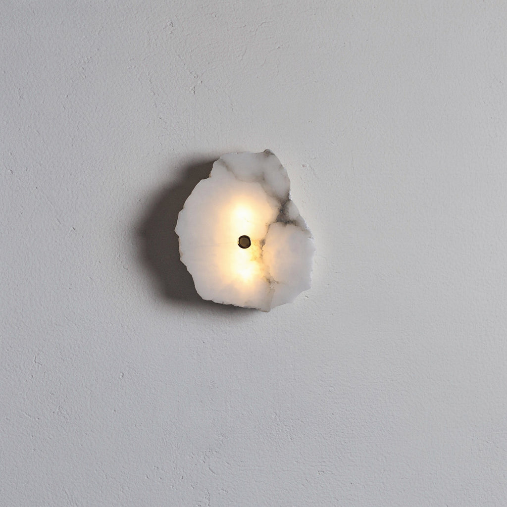 The Nuvia - Natural alabaster marble light