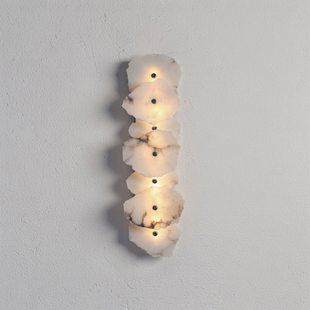 The Nuvia - Natural alabaster marble light