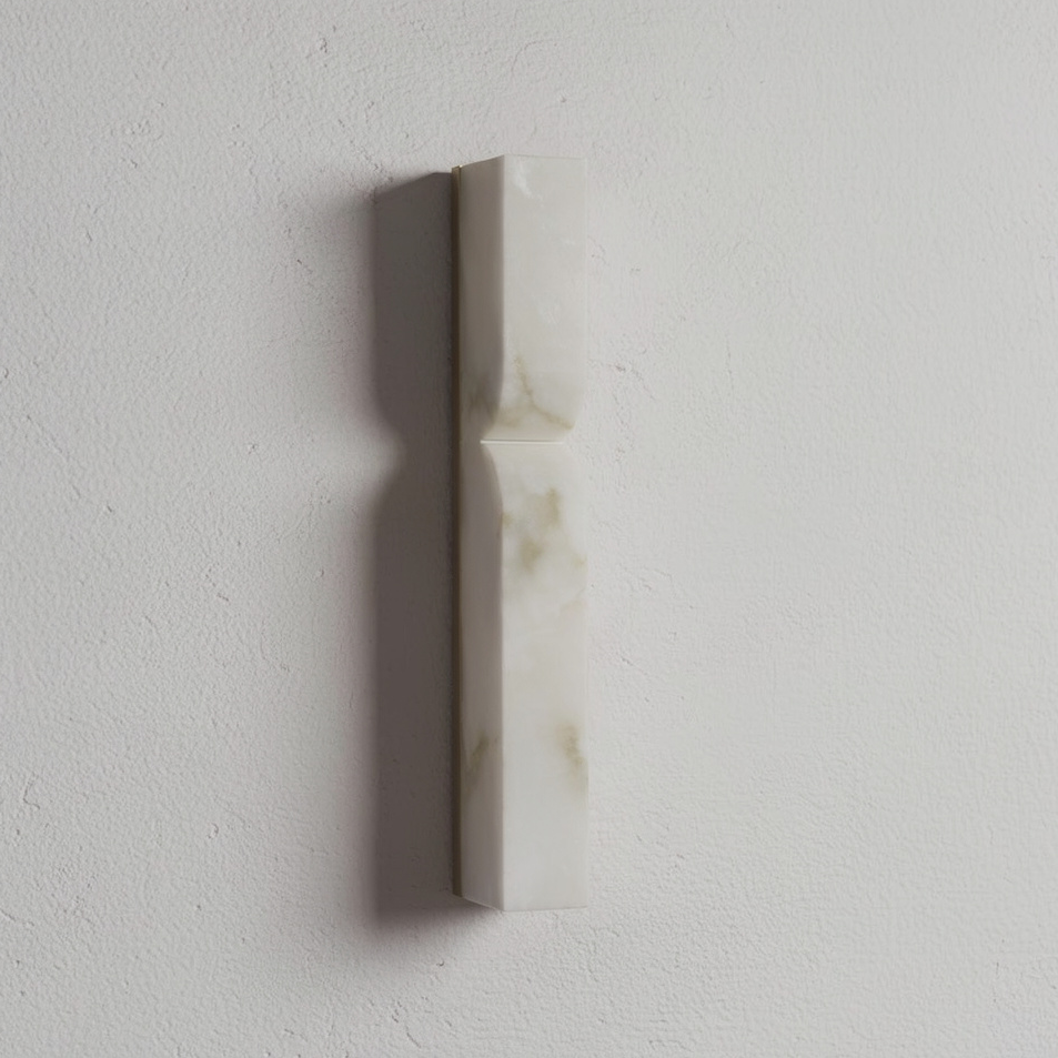 The Bailey - Sculptural alabaster wall light