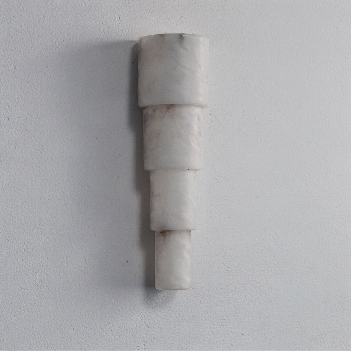 The Calypsa - Sculptural Marble Column Wall Light