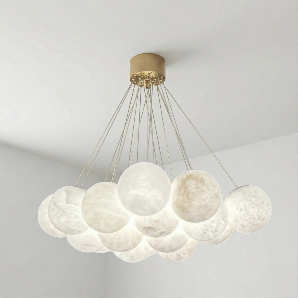 The Selenes - Alabaster chandelier