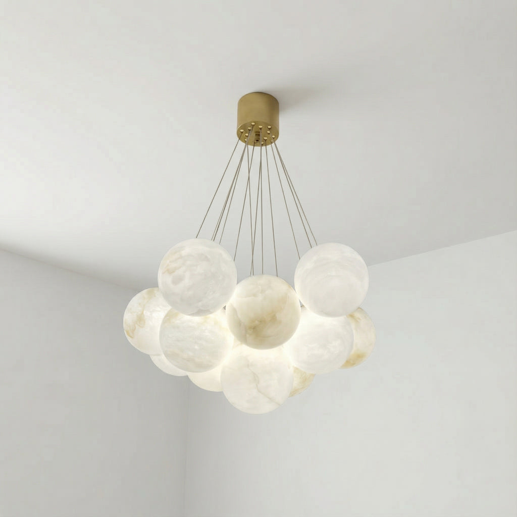 The Selenes - Alabaster chandelier