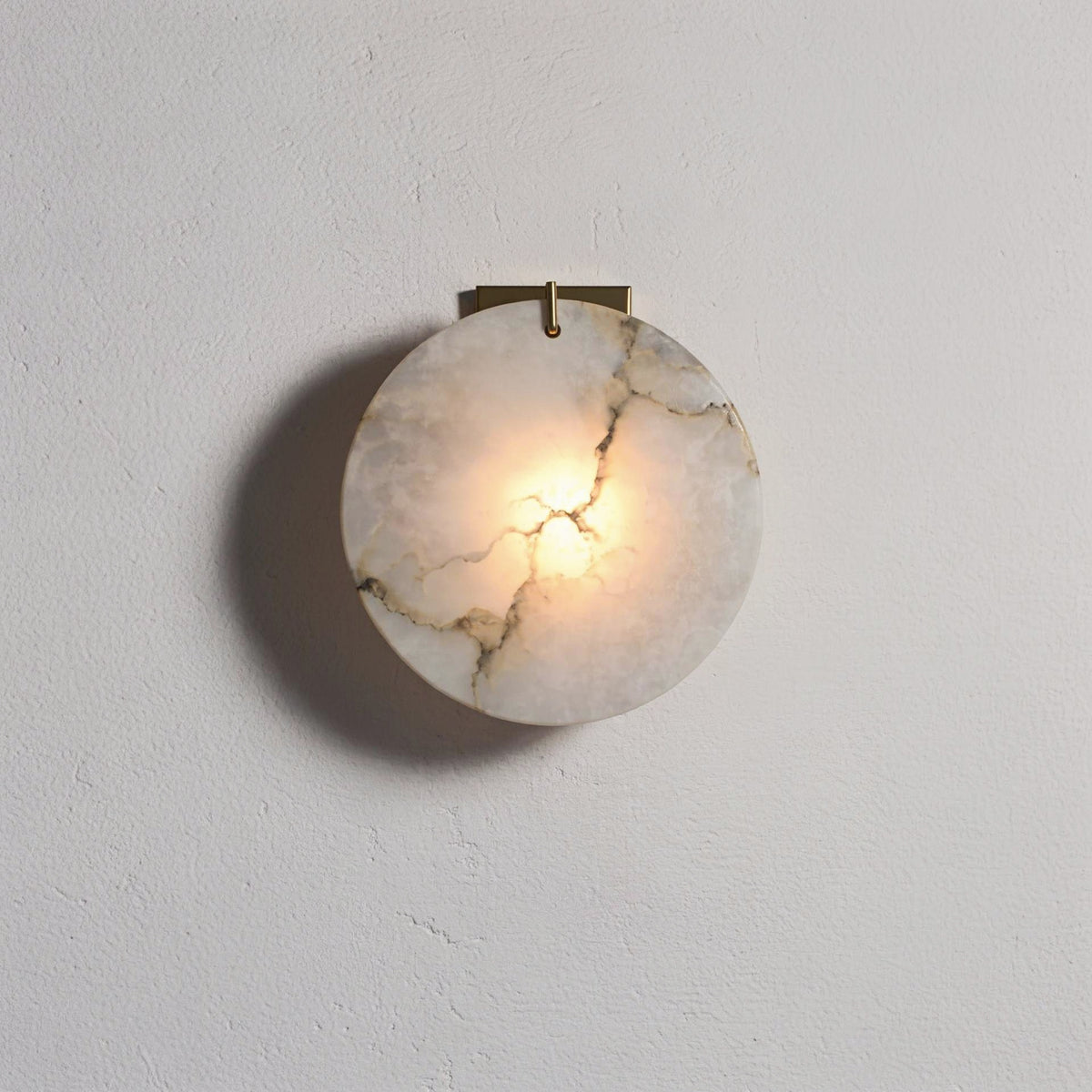 The Lunaris - Hanging Marble Moon Wall Light