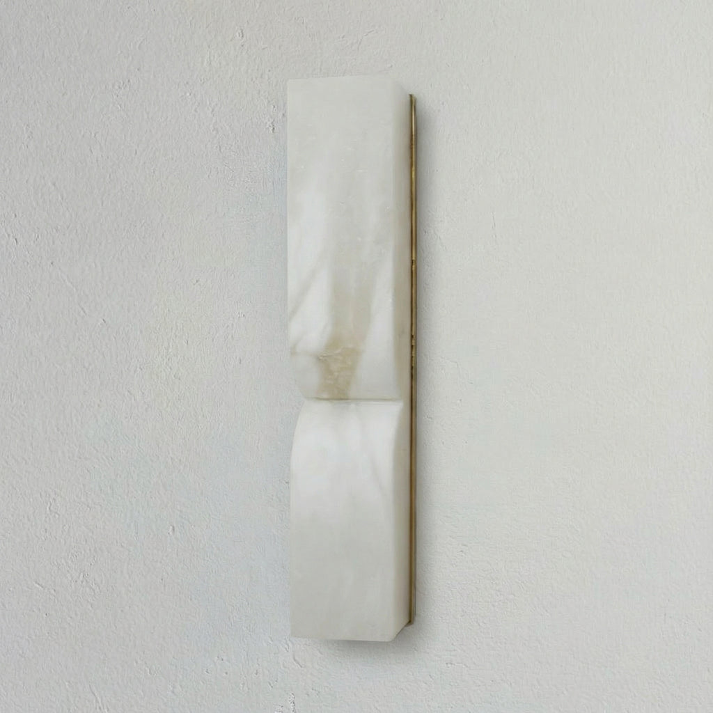 The Bailey - Sculptural alabaster wall light